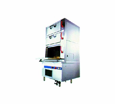 Three-door universal steaming cabinet