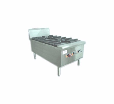 Straight short soup stove